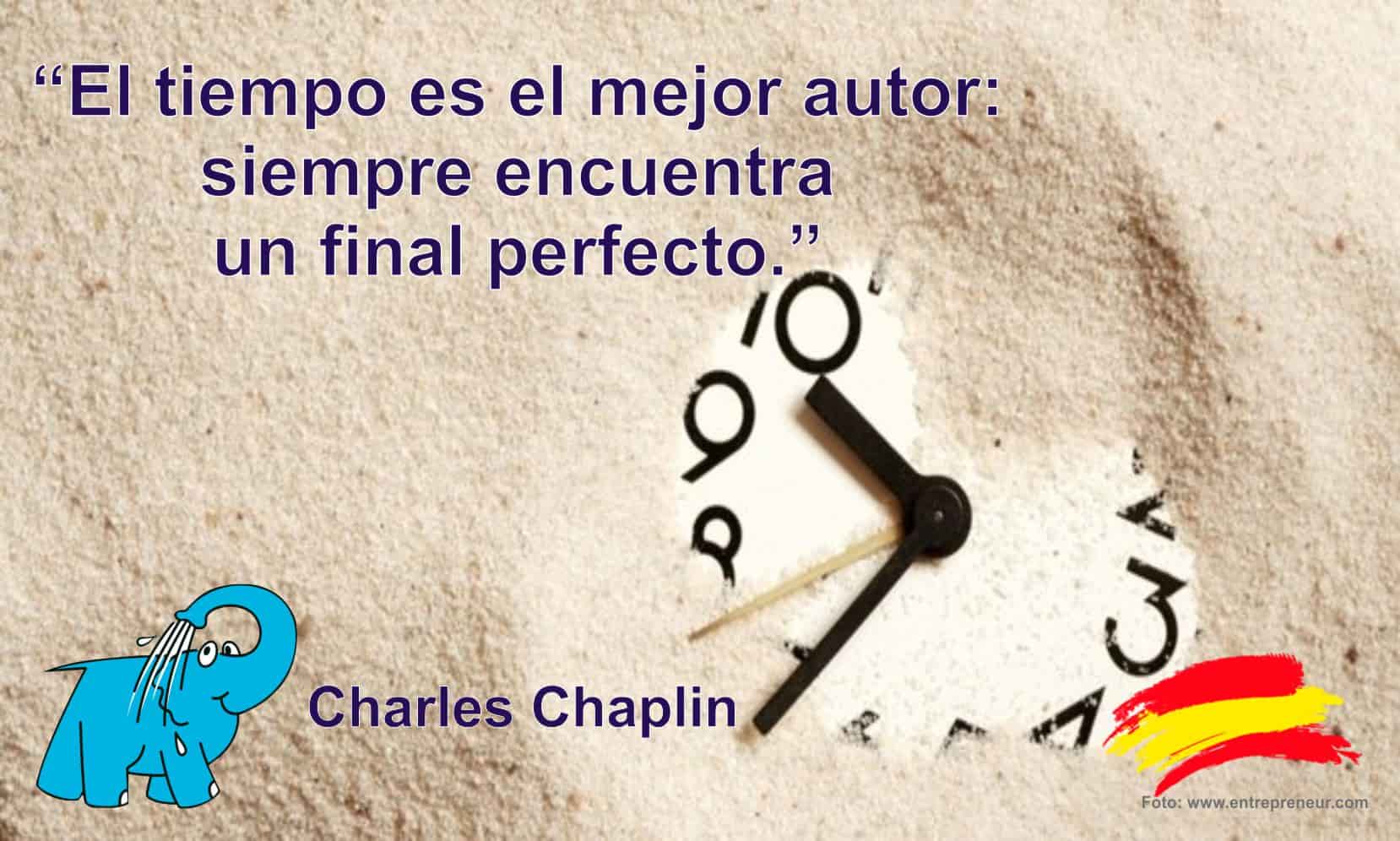 El tiempo es el mejor autor: siempre encuentra un final perfecto.